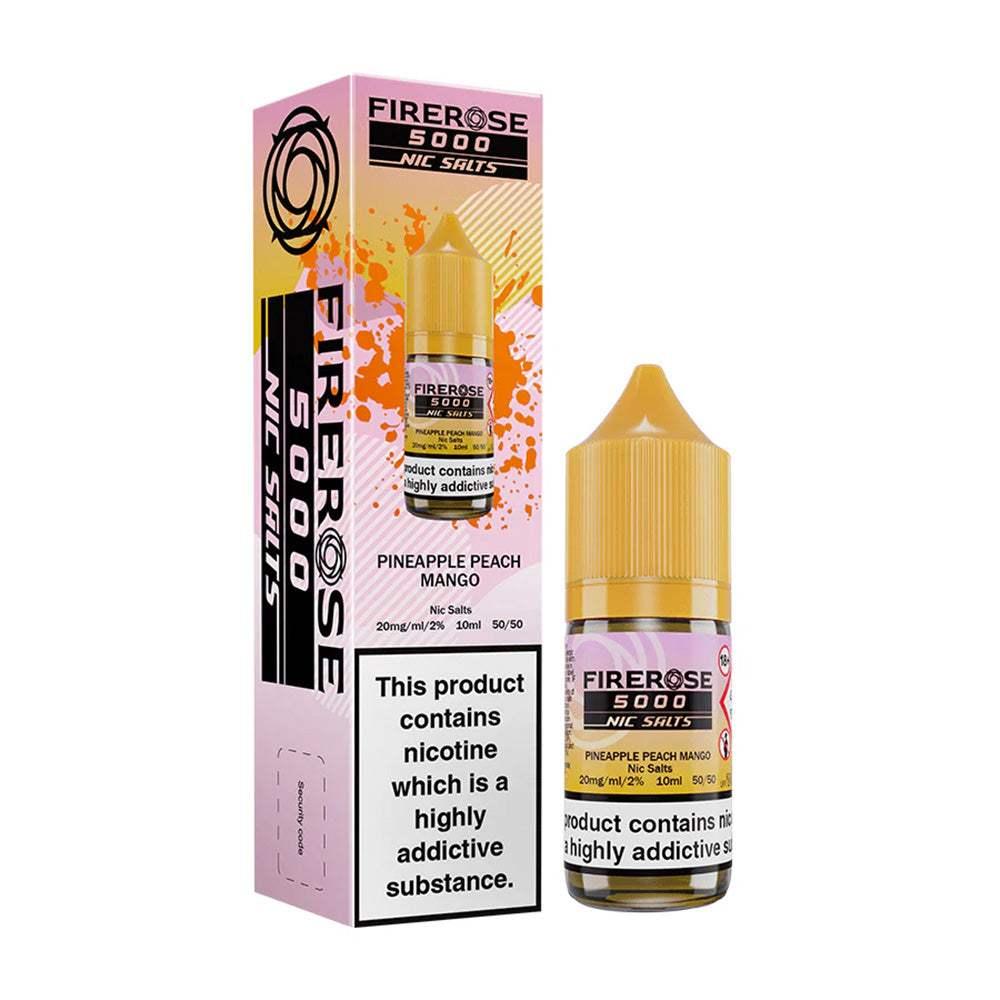 PINEAPPLE PEACH MANGO - FIREROSE 5000 - 10ML NIC SALT BY ELUX LEGEND 10MG(1%) | 20MG(2%) - Vapeslough
