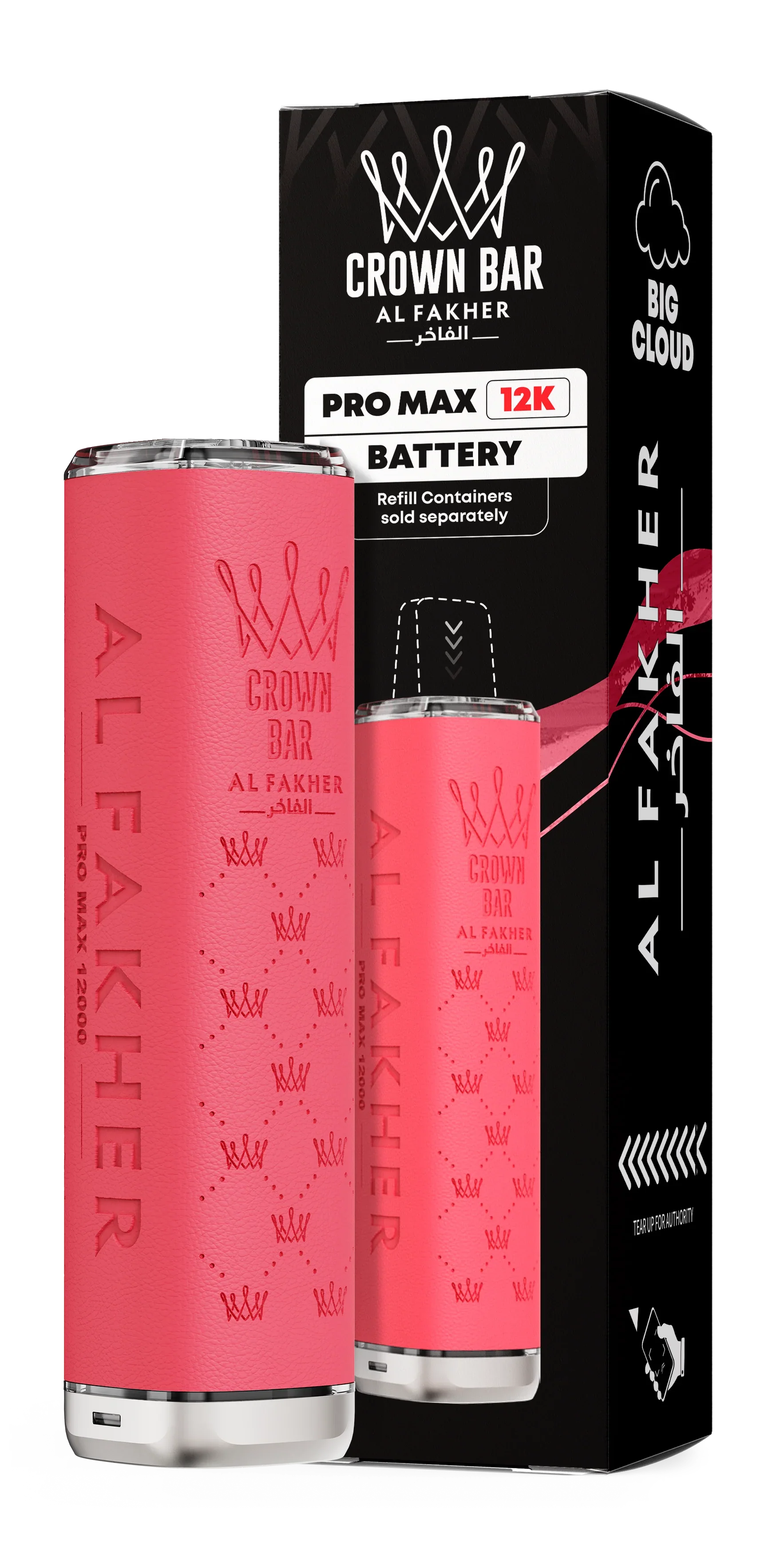 Pink Al Fakher Crown Bar Pro Max 12K Device - Vapeslough
