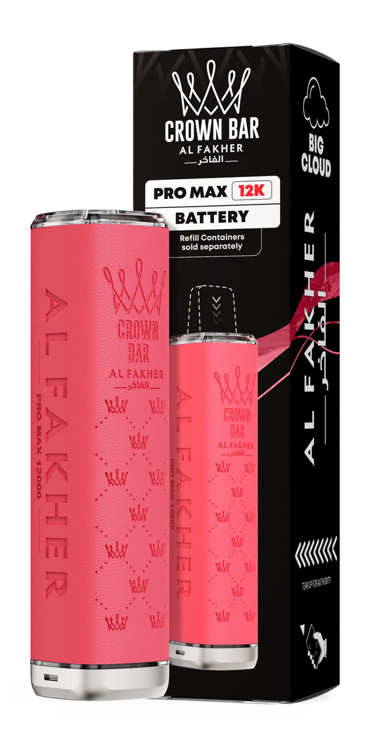Pink Al Fakher Crown Bar Pro Max 12K Device - Vapeslough