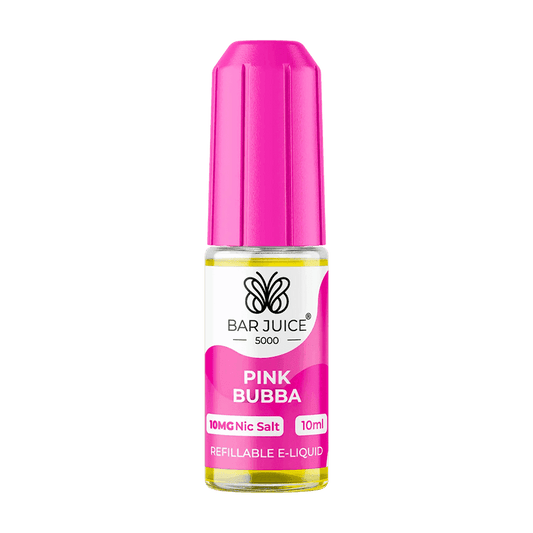 PINK BUBBA 10ML E LIQUID NICOTINE SALT BY BAR JUICE 5000 - 5MG|10MG|20MG - Vapeslough