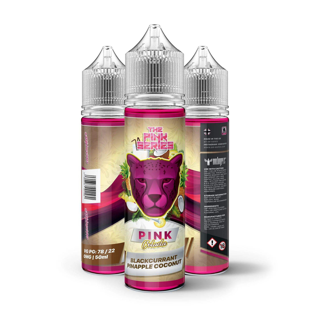 PINK COLADA 50ML SHORT FILL BY DR.VAPES - Vapeslough