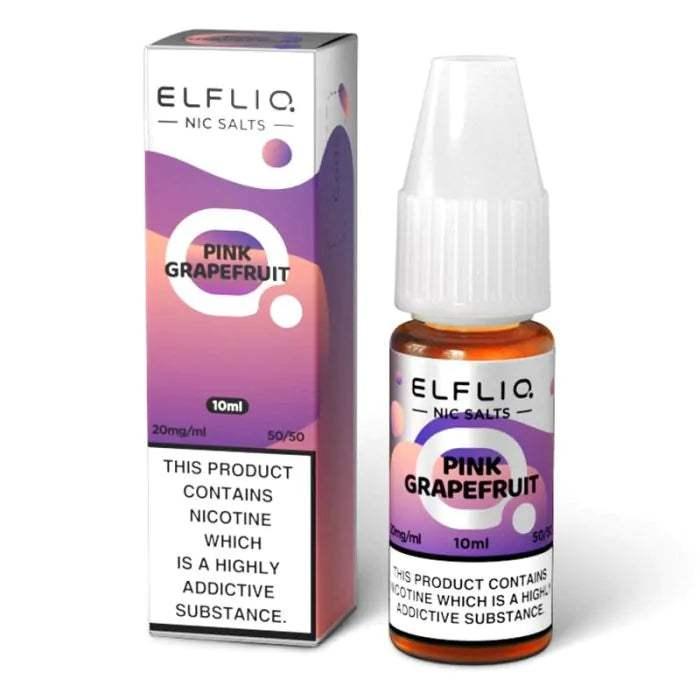 PINK GRAPEFRUIT 10ML E LIQUID NICOTINE SALT BY ELFLIQ - ELFBAR - Vapeslough