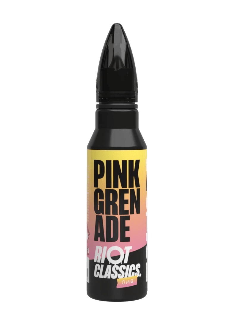 PINK GRENADE - CLASSICS 50ML SHORT FILL E-LIQUID BY RIOT SQUAD - Vapeslough