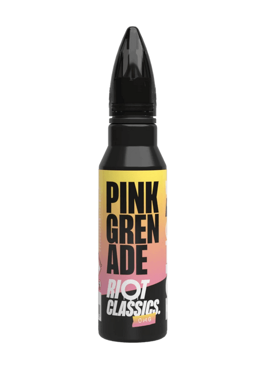 PINK GRENADE - CLASSICS 50ML SHORT FILL E-LIQUID BY RIOT SQUAD - Vapeslough