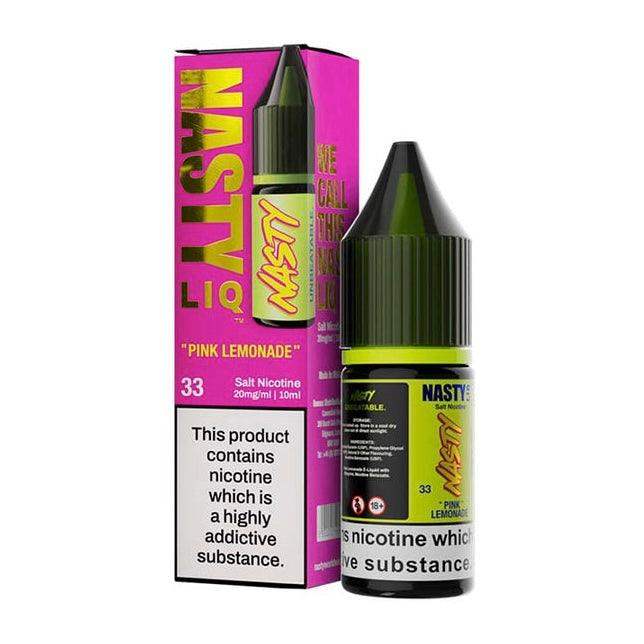 PINK LEMONADE 10ML E LIQUID NICOTINE SALT BY NASTY LIQ - Vapeslough