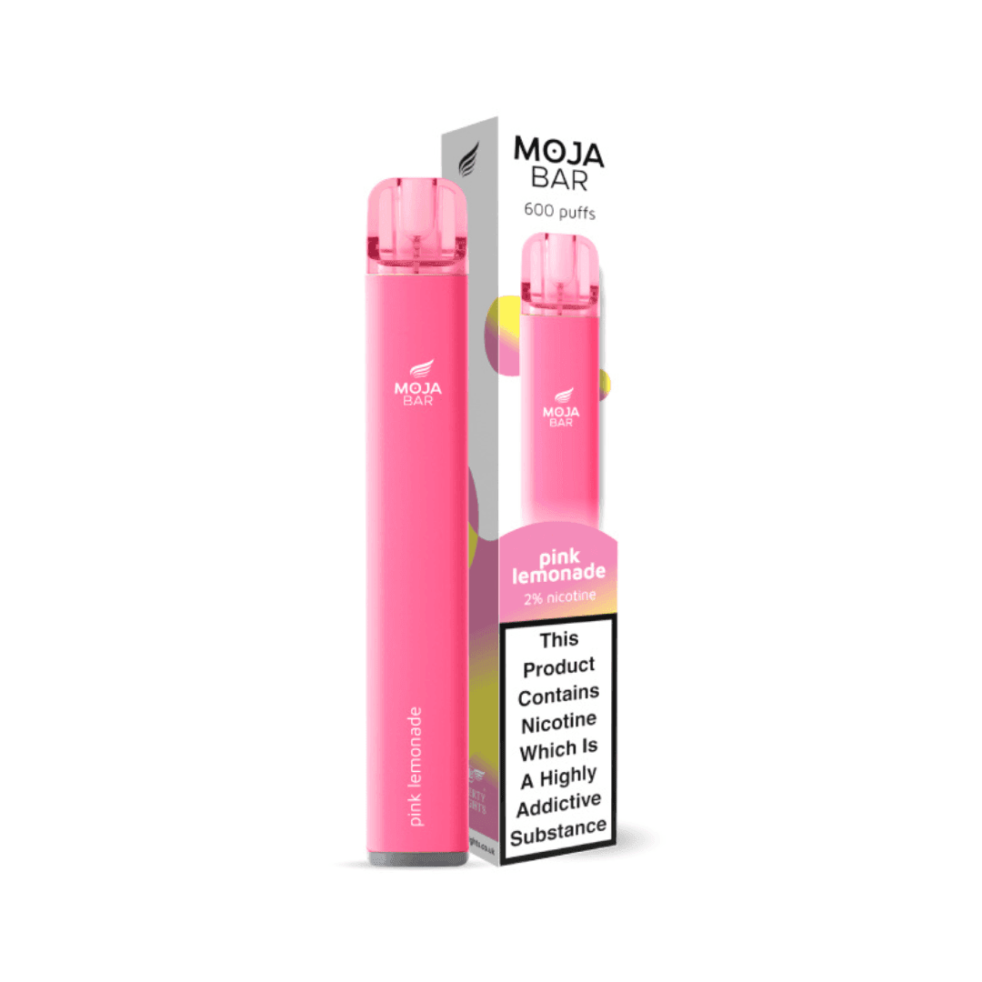 PINK LEMONADE 2%(20MG) DISPOSABLE VAPE BY MOJA BAR 600 - Vapeslough