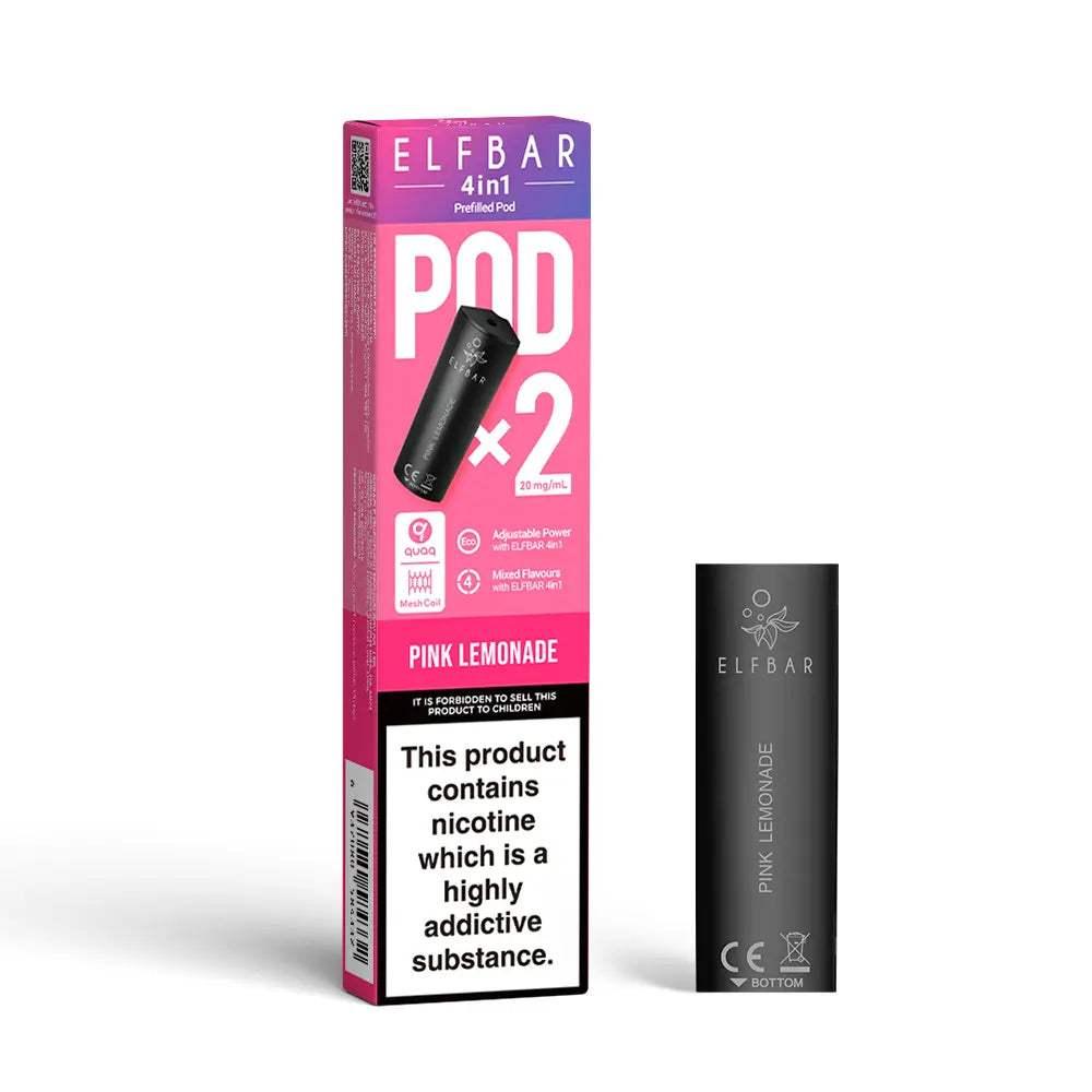 PINK LEMONADE ELF BAR 4IN1 PODS - Vapeslough