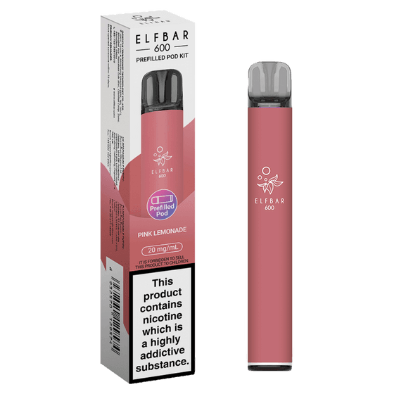PINK LEMONADE - ELFBAR 600 PREFILLED POD KIT - Vapeslough