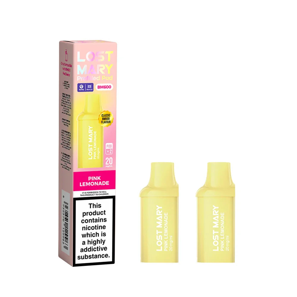 PINK LEMONADE LOST MARY BM600 PODS (PACK OF 2) - Vapeslough
