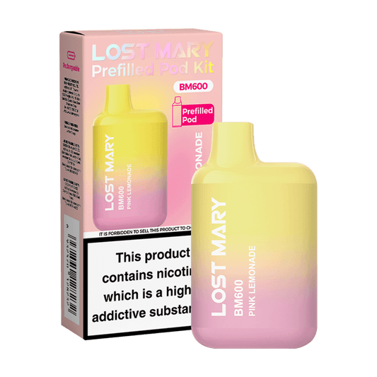 PINK LEMONADE - LOST MARY BM600 PREFILLED POD KIT - Vapeslough