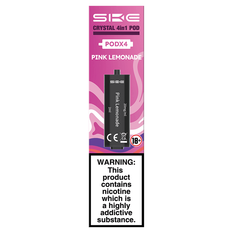 PINK LEMONADE - SKE CRYSTAL 4IN1 PODS - PACK OF 4 - Vapeslough