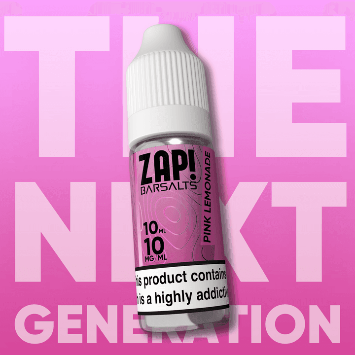 PINK LEMONADE ZAP! 10ML BAR NIC SALT E-LIQUID BY ZAP! - 10MG | 20MG - Vapeslough