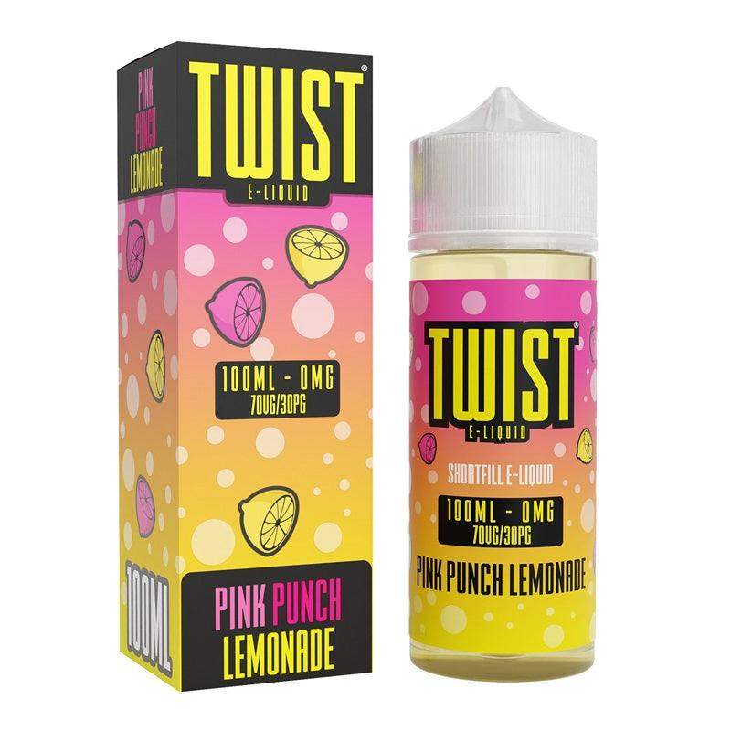 PINK PUNCH LEMONADE 100ML SHORT FILL E-LIQUID BY TWIST E-LIQUID - Vapeslough