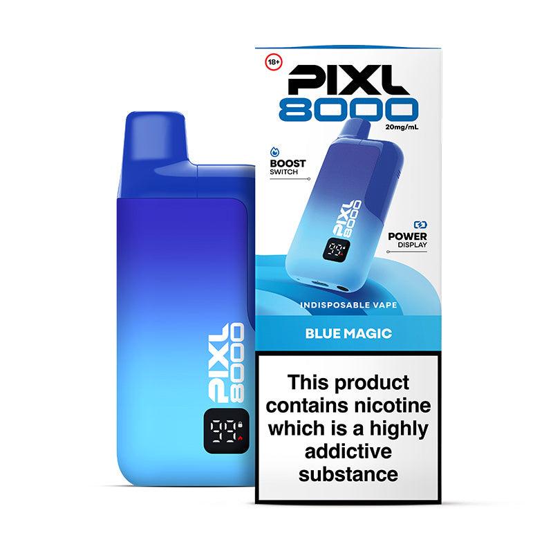 PIXL 8000 BLUE MAGIC PRE-FILLED VAPE KIT - 20mg - Vapeslough