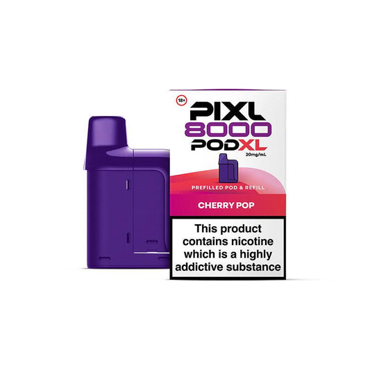 PIXL 8000 CHERRY POP VAPE POD - 20mg - Vapeslough