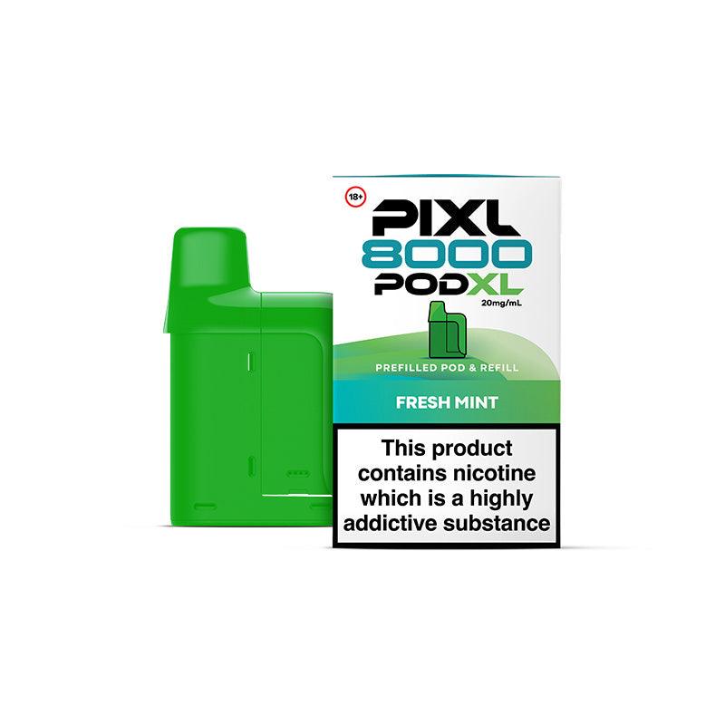 PIXL 8000 FRESH MINT VAPE POD - 20mg - Vapeslough