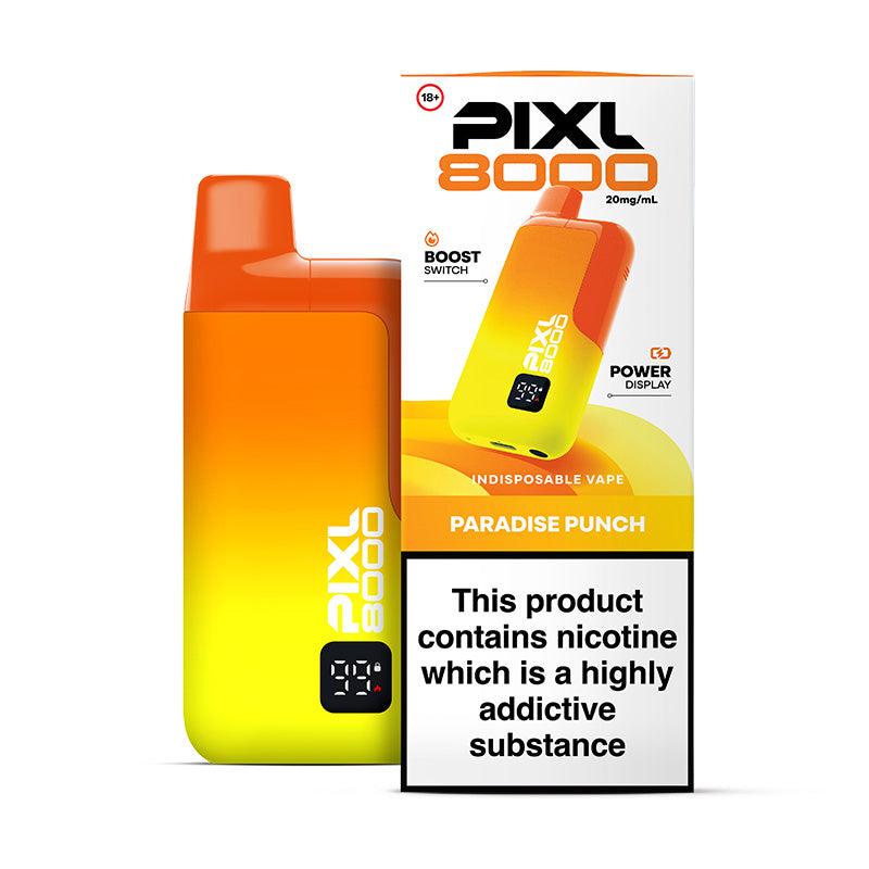 PIXL 8000 PARADISE PUNCH PRE-FILLED VAPE KIT - 20mg - Vapeslough