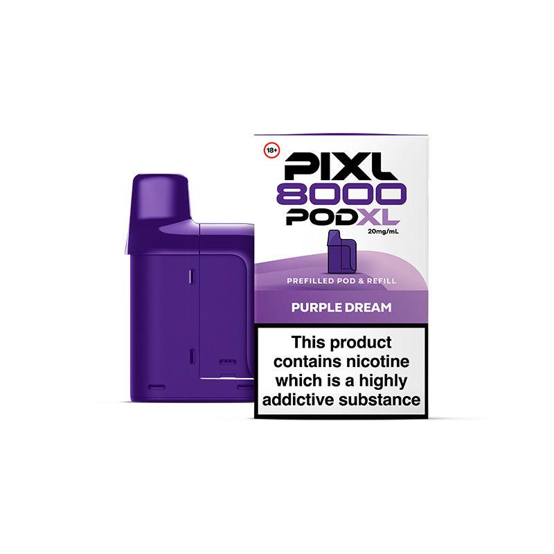 PIXL 8000 PURPLE DREAM VAPE POD - 20mg - Vapeslough