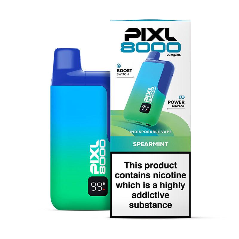 PIXL 8000 SPEARMINT PRE-FILLED VAPE KIT - 20mg - Vapeslough