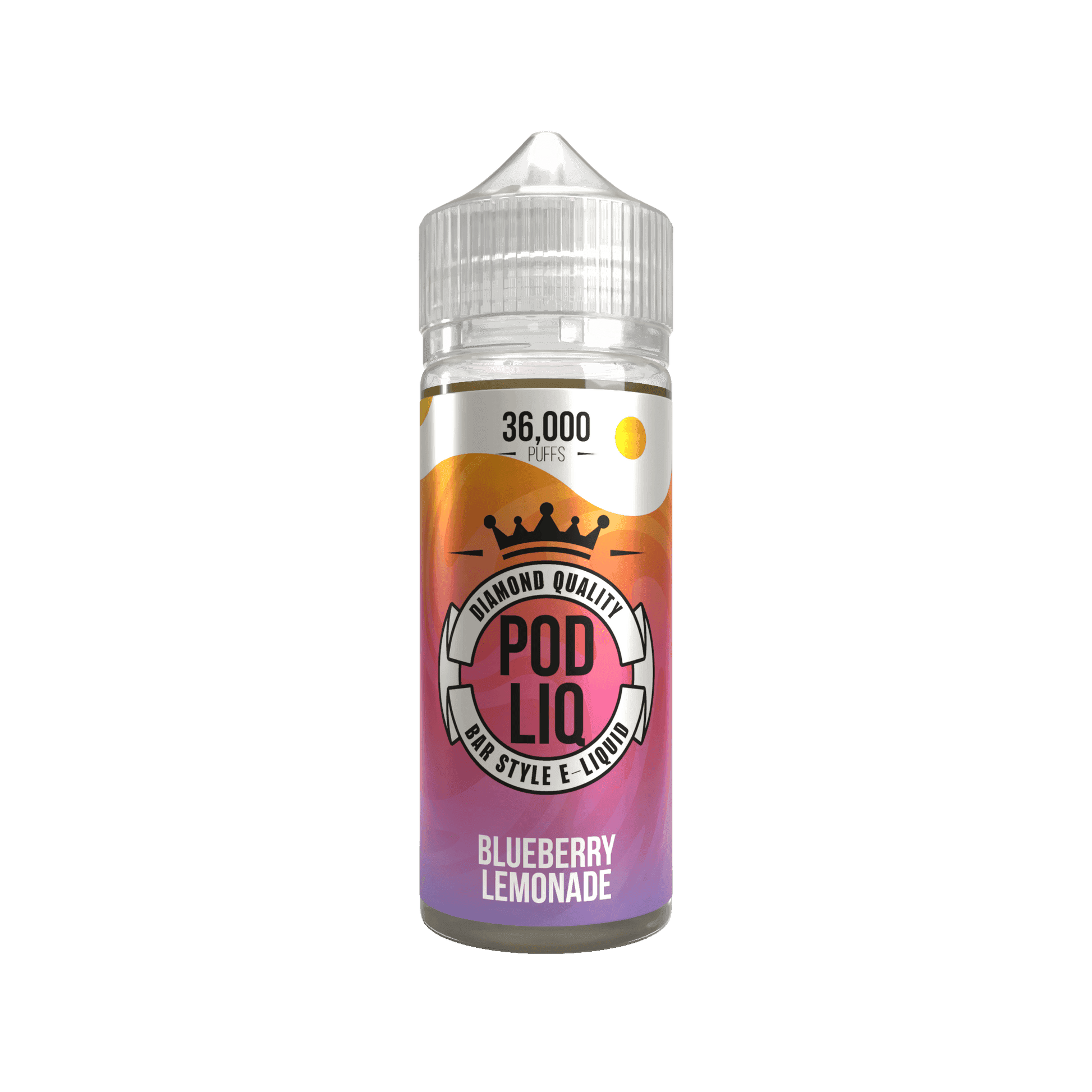 POD LIQ DIAMOND EDTN - BLUEBERRY LEMONADE 100ML SHORT FILL E-LIQUID 50/50 BY RIOT SQUAD - Vapeslough