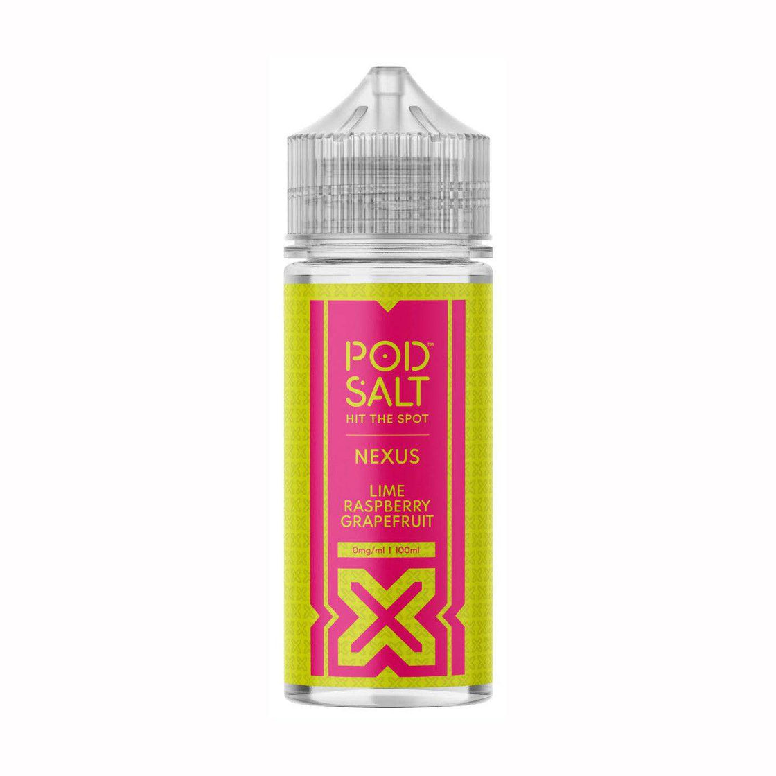 POD SALT NEXUS LIME RASPBERRY GRAPEFRUIT (CITRUS MIX) 100ML SHORTFILL E-LIQUID - Vapeslough