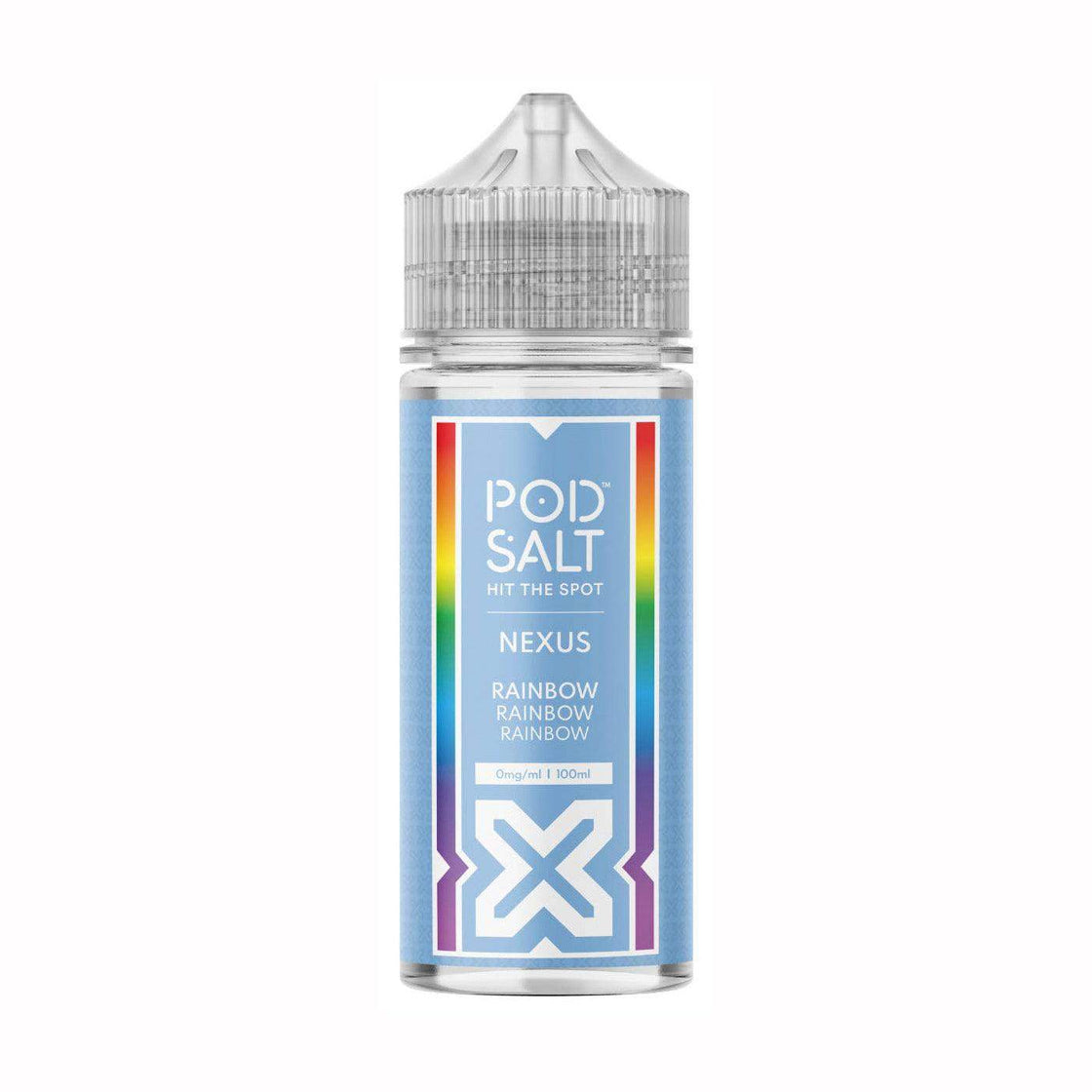 POD SALT NEXUS RAINBOW 100ML SHORTFILL E-LIQUID - Vapeslough