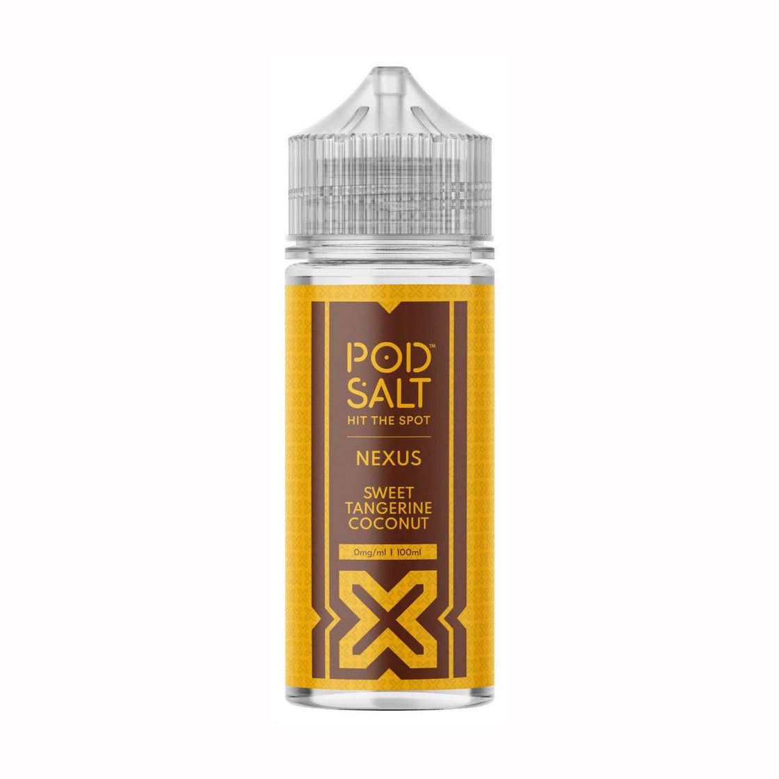 POD SALT NEXUS SWEET TANGERINE COCONUT (COCO SUN) 100ML SHORTFILL E-LIQUID - Vapeslough