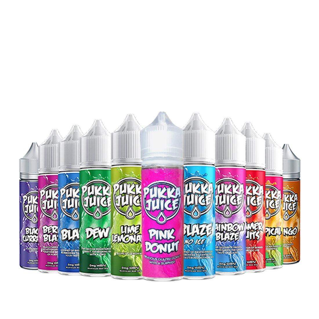 PUKKA JUICE 50ML SHORT FILLS E-LIQUID - Vapeslough