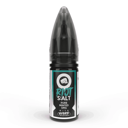 PURE MINTED 10ML NIC SALT E-LIQUID - 5MG | 10MG | 20MG BY RIOT SQUAD - Vapeslough