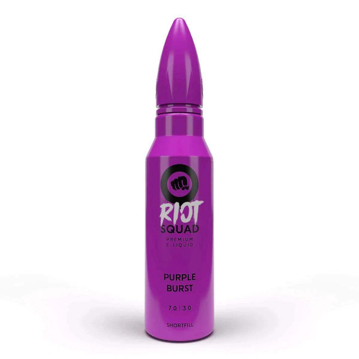 PURPLE BURST 50ML SHORT FILL BY RIOT SQUAD - Vapeslough