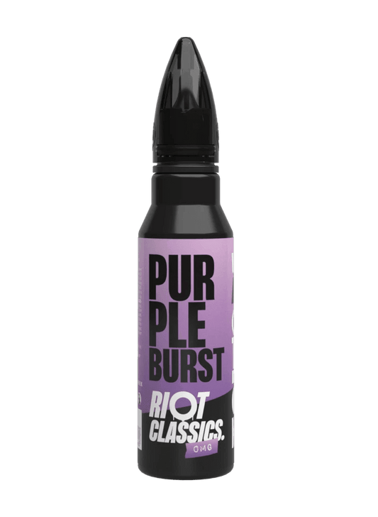 PURPLE BURST - CLASSICS 50ML SHORT FILL E-LIQUID BY RIOT SQUAD - Vapeslough