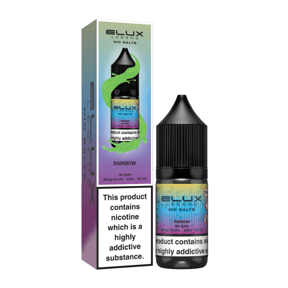 RAINBOW 10ML NIC SALT BY ELUX LEGEND 10MG(1%) | 20MG(2%) - Vapeslough