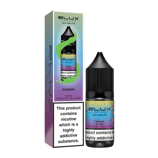 RAINBOW 10ML NIC SALT BY ELUX LEGEND 10MG(1%) | 20MG(2%) - Vapeslough