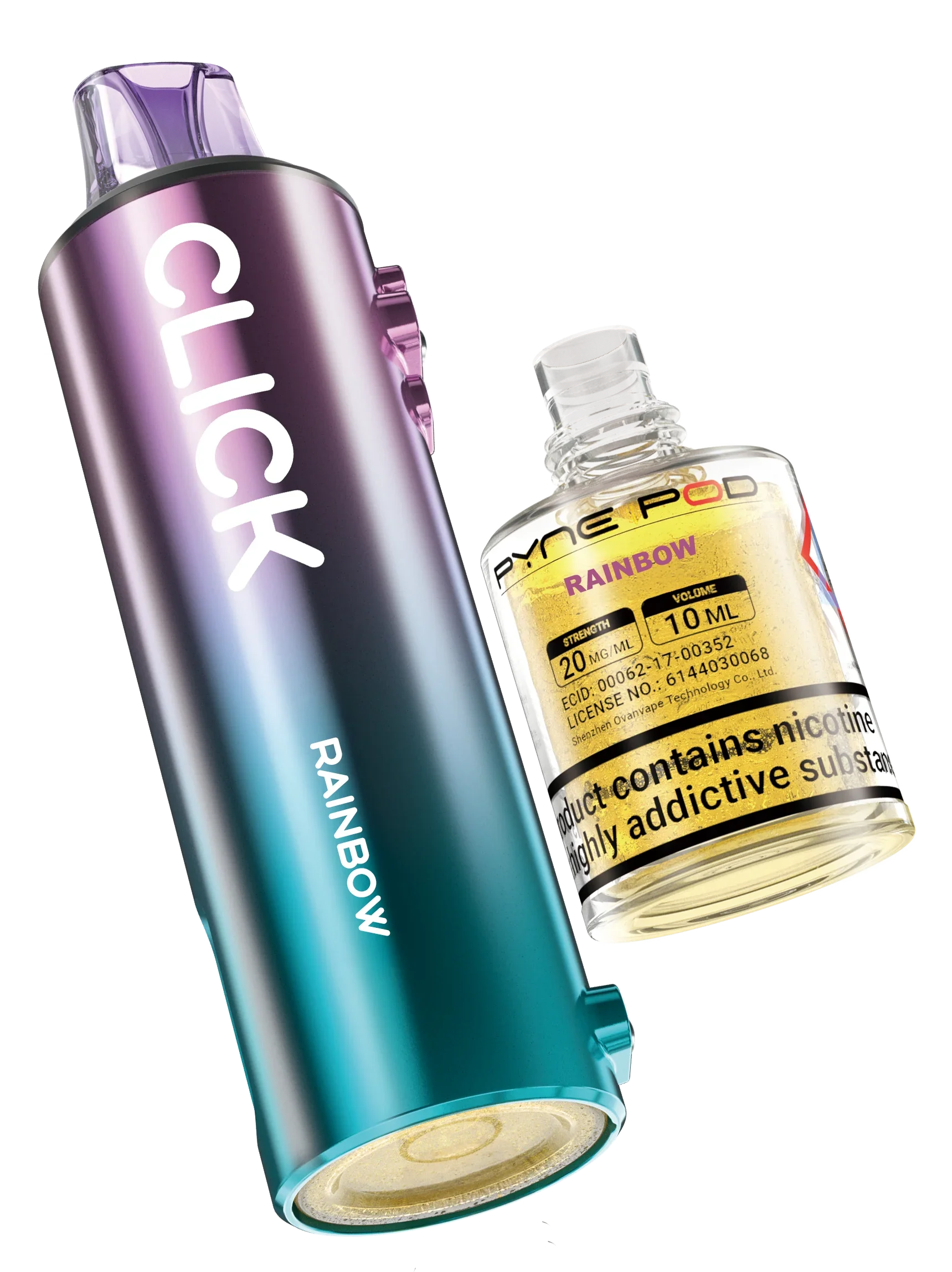 Rainbow - Pyne Pod Click Prefilled Pod + Refill Container - Vapeslough