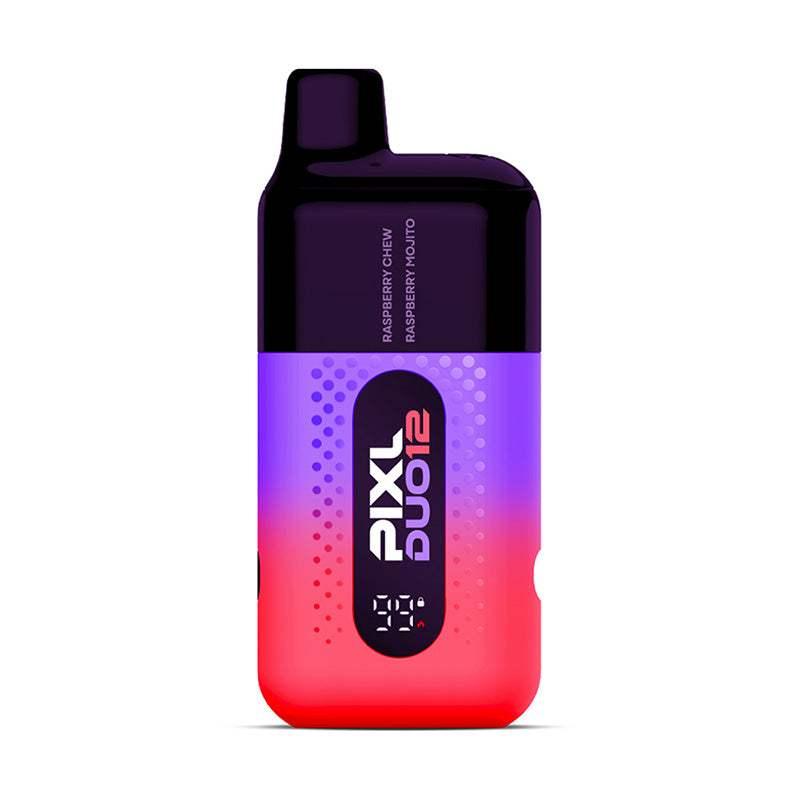 RASPBERRY EDITION - PIXL DUO 12 PRE-FILLED VAPE KIT - 20MG(2%) - Vapeslough