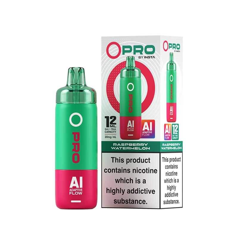 Raspberry Watermelon Insta O Pro 10K Prefilled Pod Vape Kit - Vapeslough