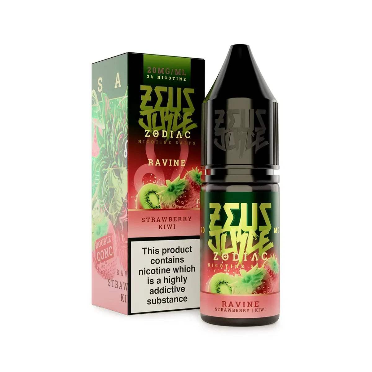 RAVINE 10ML E LIQUID NICOTINE SALT BY ZEUS JUICE - Vapeslough