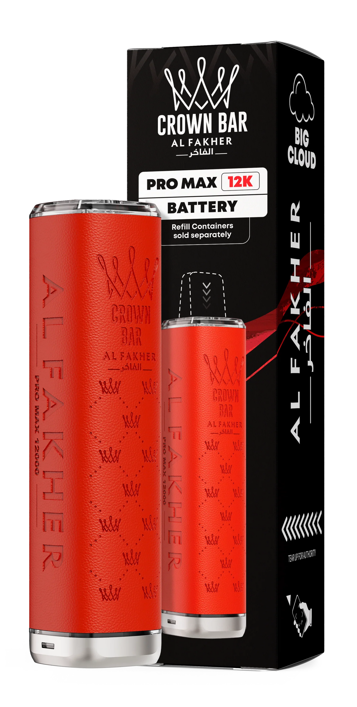 Red Al Fakher Crown Bar Pro Max 12K Device - Vapeslough