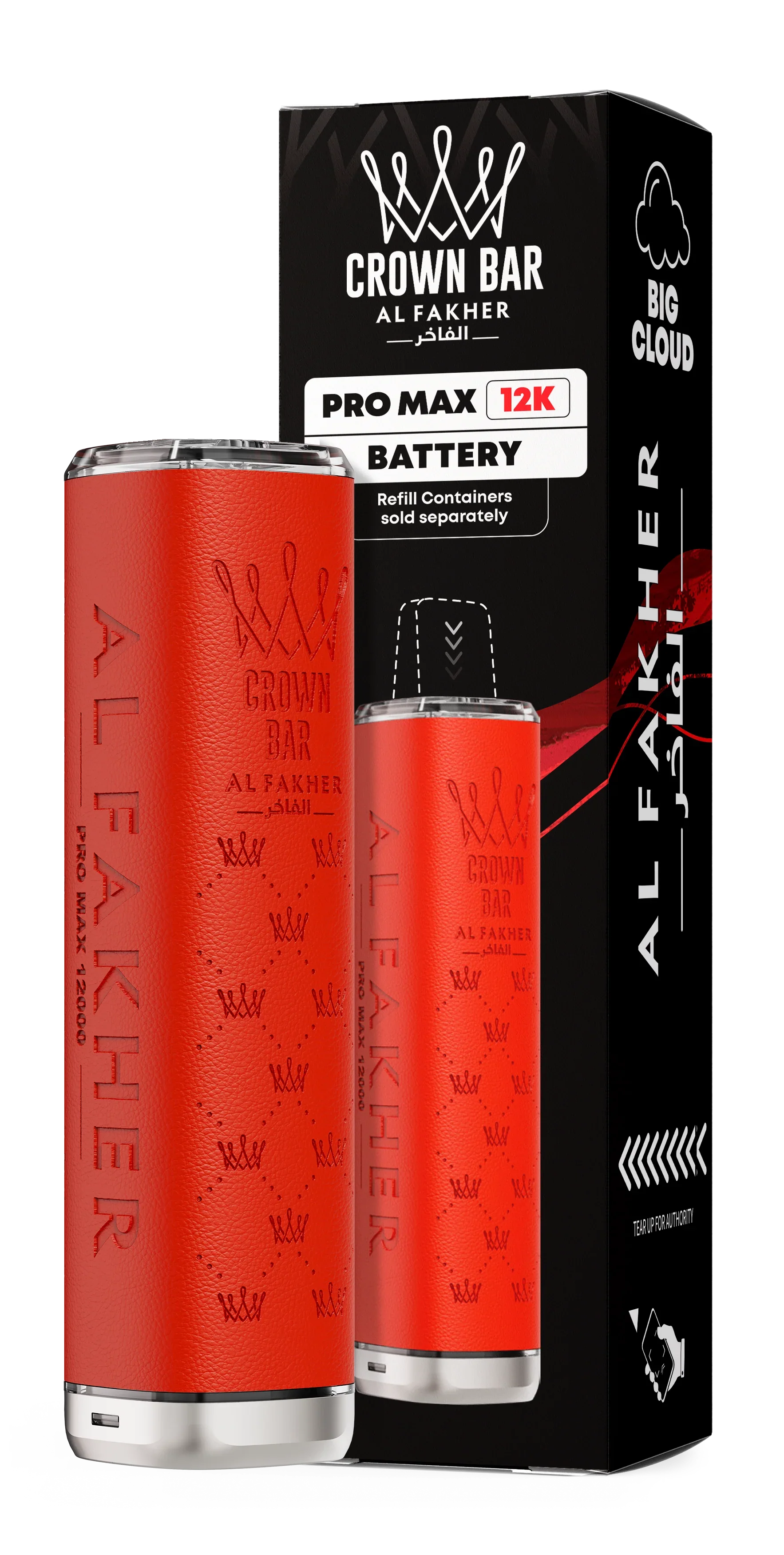 Red Al Fakher Crown Bar Pro Max 12K Device - Vapeslough