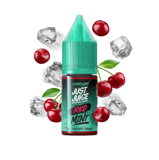 RED MINT 10ML NIC SALT E-LIQUID BY JUST JUICE - Vapeslough