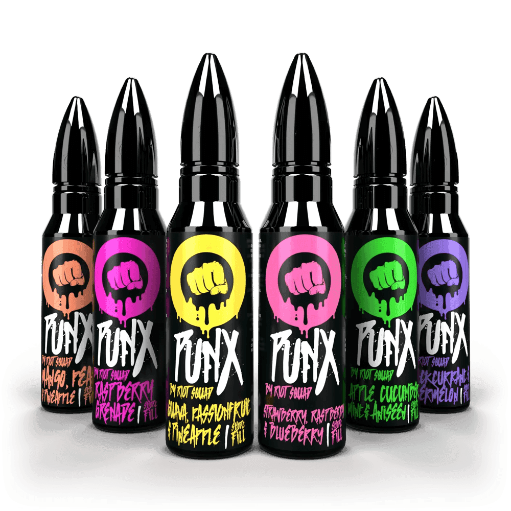 RIOT SQUAD | PUNX | BLCK EDTN | 100% MENTHOL 50ML SHORT FILL BY RIOT SQUAD - Vapeslough