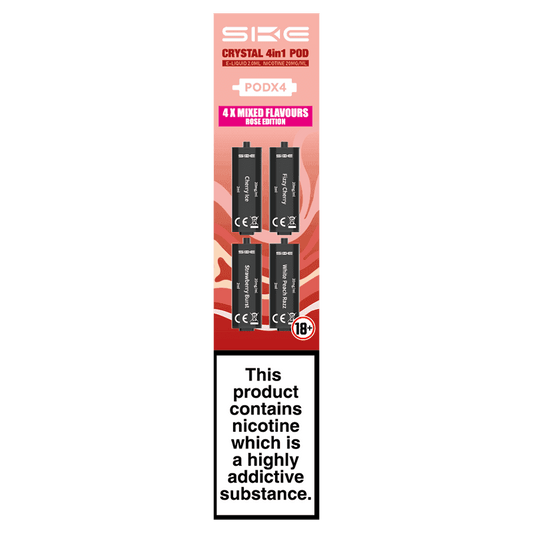 ROSE EDITION - SKE CRYSTAL 4IN1 PODS - PACK OF 4 - Vapeslough