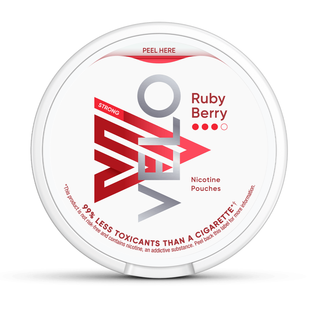RUBY BERRY NICOTINE POUCHES BY VELO - Vapeslough