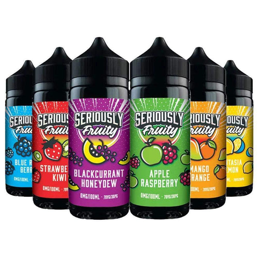 SERIOUSLY FRUITY 100ML SHORT FILL E-LIQUID BY DOOZY - Vapeslough
