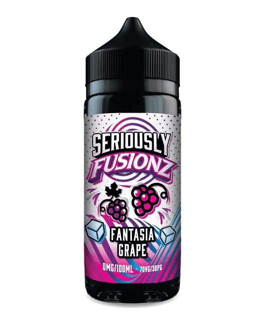 SERIOUSLY FUSIONZ - FANTASIA GRAPE 100ML SHORT FILL E-LIQUID BY DOOZY - Vapeslough