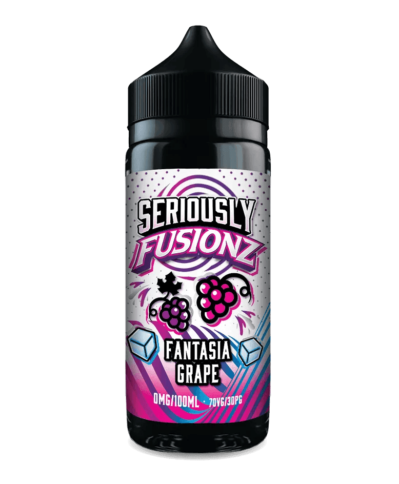 SERIOUSLY FUSIONZ - FANTASIA GRAPE 100ML SHORT FILL E-LIQUID BY DOOZY - Vapeslough