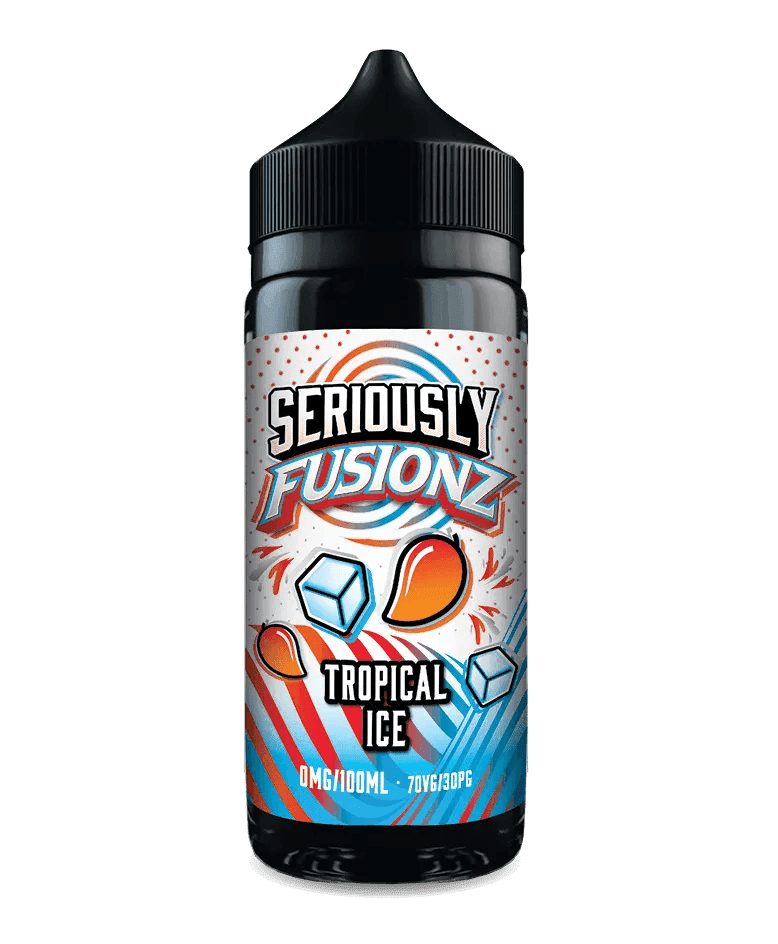 SERIOUSLY FUSIONZ - TROPICAL ICE 100ML SHORT FILL E-LIQUID BY DOOZY - Vapeslough