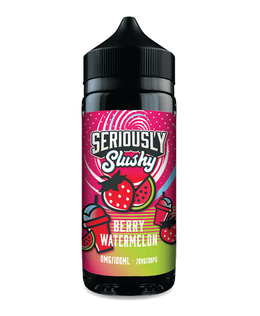 SERIOUSLY SLUSHY - BERRY WATERMELON 100ML SHORT FILL E-LIQUID BY DOOZY - Vapeslough