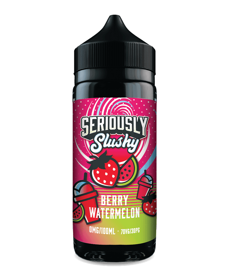 SERIOUSLY SLUSHY - BERRY WATERMELON 100ML SHORT FILL E-LIQUID BY DOOZY - Vapeslough