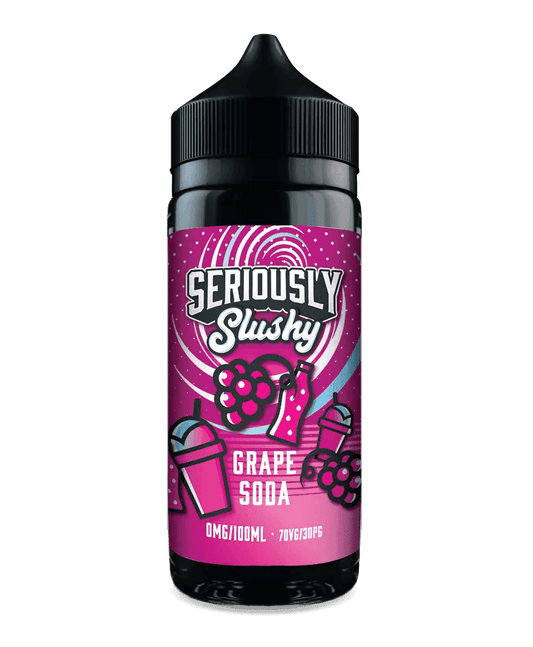SERIOUSLY SLUSHY - GRAPE SODA 100ML SHORT FILL E-LIQUID BY DOOZY - Vapeslough